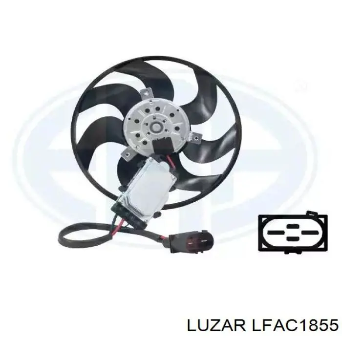 Вентилятор системи охолодження лівий LFAC1855 LUZAR