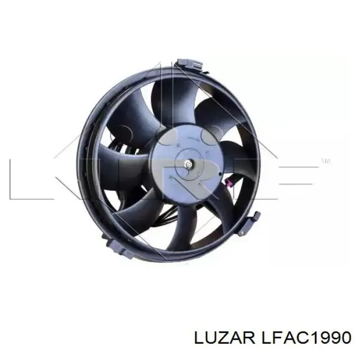 Електровентилятор кондиціонера в зборі (двигун + крильчатка) LFAC1990 LUZAR
