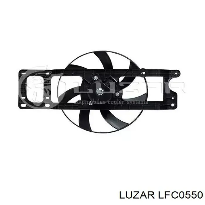 Електровентилятор охолодження в зборі (двигун + крильчатка) Opel Zafira 100 (P12) (Опель Зафіра)