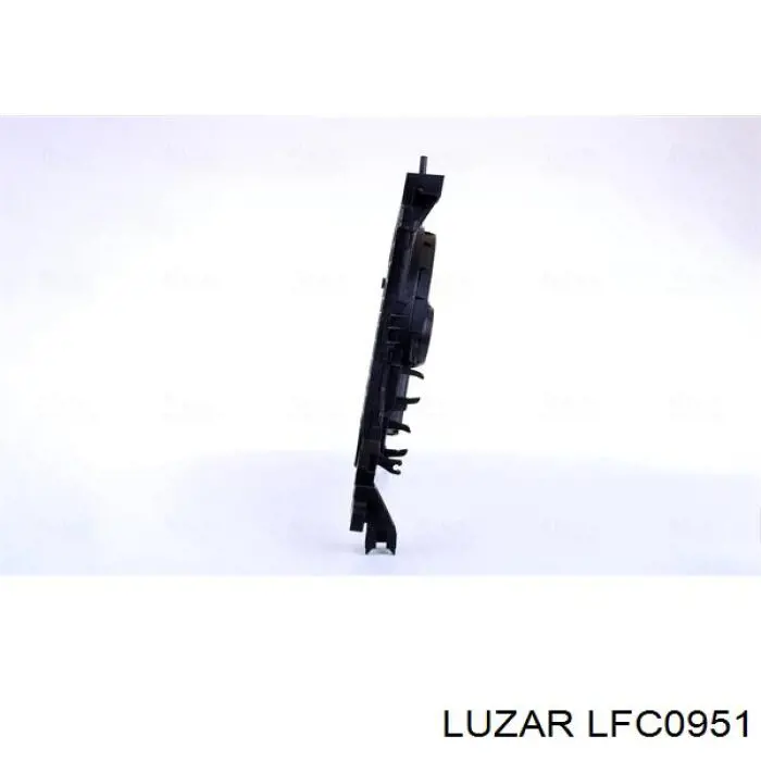Купити LFC0951 Luzar Дифузор радіатора охолодження, в зборі з двигуном і крильчаткою
