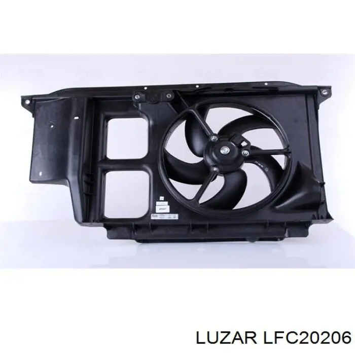 LFC20206 Luzar електровентилятор охолодження в зборі (двигун + крильчатка)