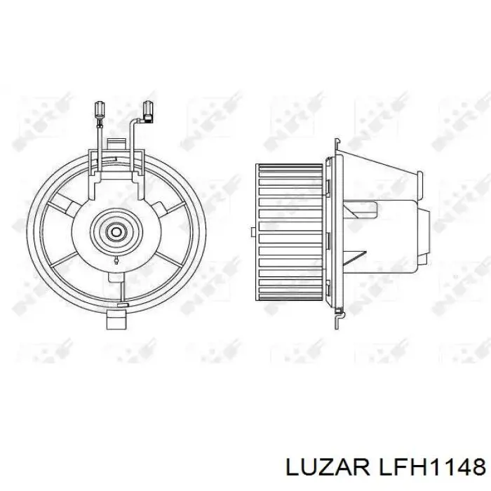 LFH1148 Luzar двигун вентилятора пічки (обігрівача салону)