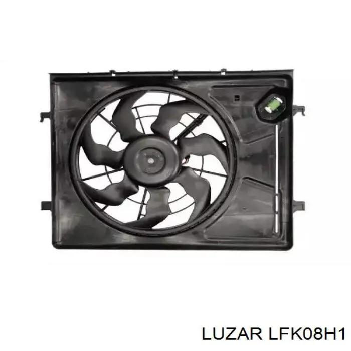 LFK08H1 Luzar дифузор радіатора кондиціонера, в зборі з крильчаткою і двигуном