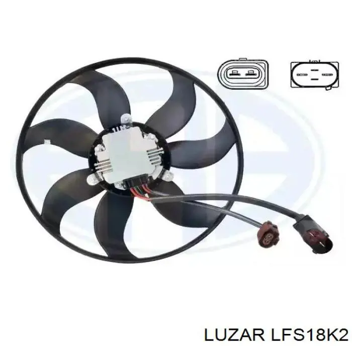Дифузор (кожух) радіатора охолодження Luzar LFS18K2 ціна, від 12.67 USD