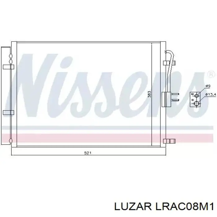 LRAC08M1 Luzar радіатор кондиціонера