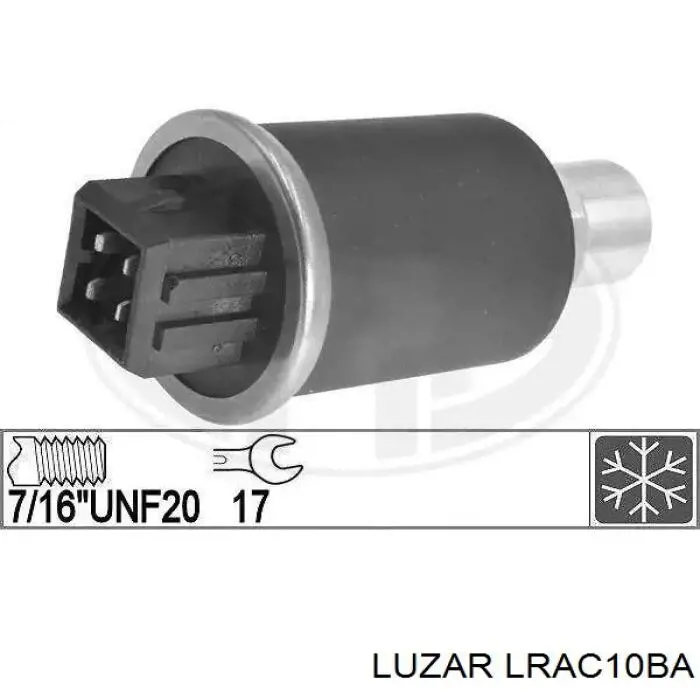 LRAC10BA Luzar радіатор кондиціонера