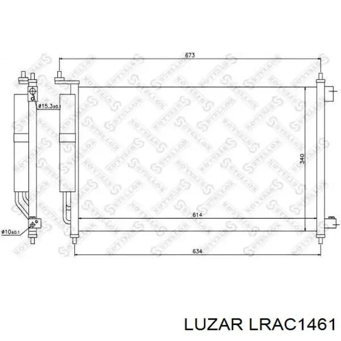 Конденсатор кондиціонера Luzar LRAC1461 ціна, від 54.96 USD