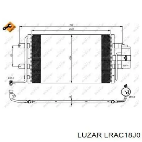 LRAC18J0 Luzar радіатор кондиціонера