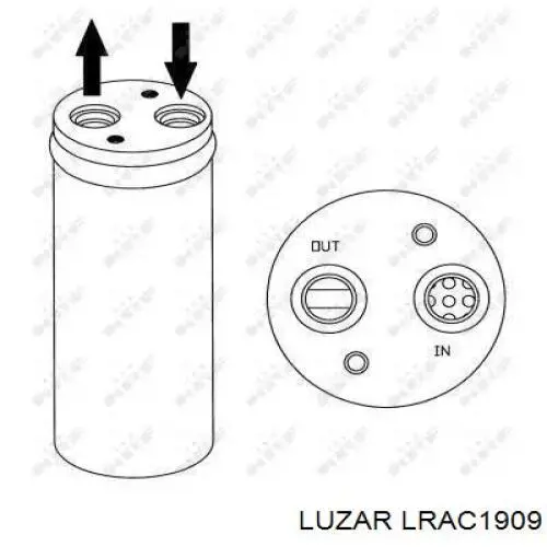 Радіатор кондиціонера LRAC1909 Luzar