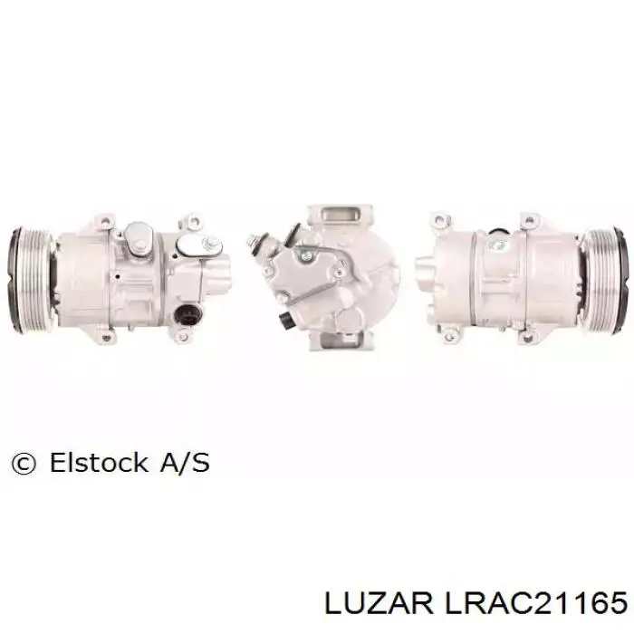 Радіатор кондиціонера LRAC21165 Luzar