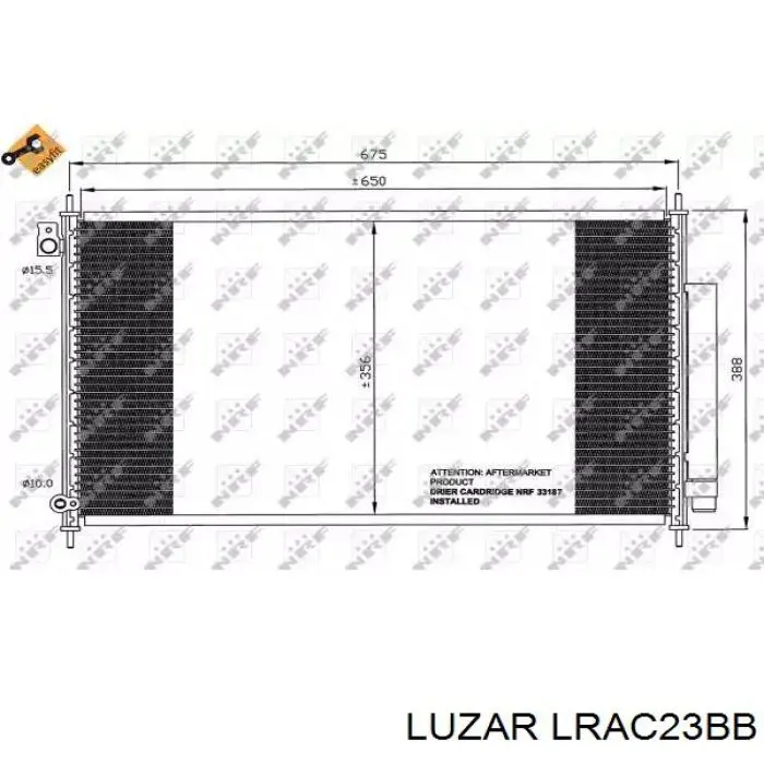Конденсатор кондиціонера Luzar LRAC23BB ціна, від 51.21 USD