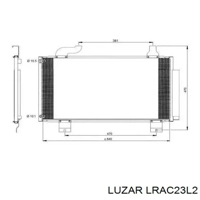 Конденсатор кондиціонера Luzar LRAC23L2 ціна, від 77.70 USD