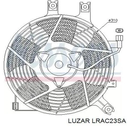 Конденсатор кондиціонера Luzar LRAC23SA ціна, від 57.82 USD