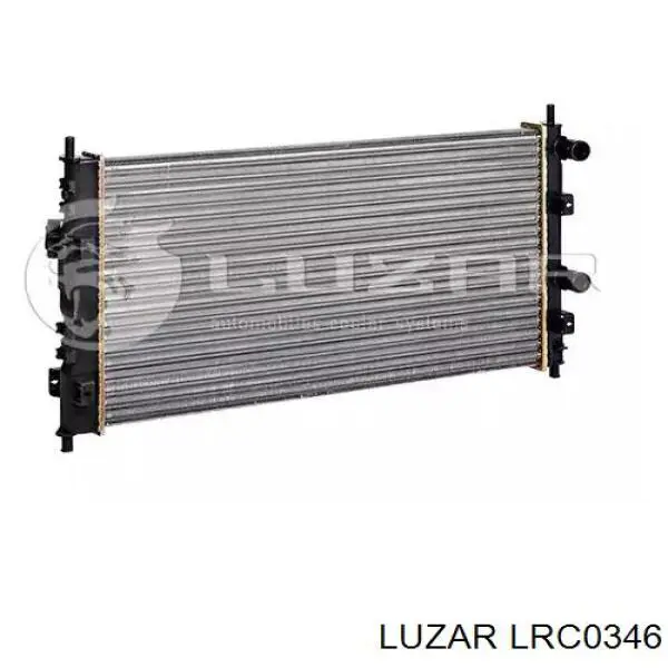 LRC0346 Luzar Радіатор охолодження двигуна