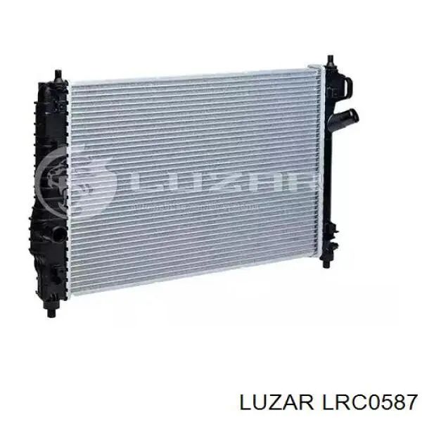 LRC0587 Luzar Радіатор охолодження двигуна