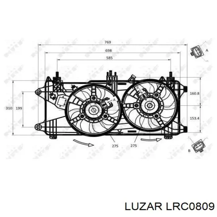253015H000 HCC Радіатор охолодження двигуна