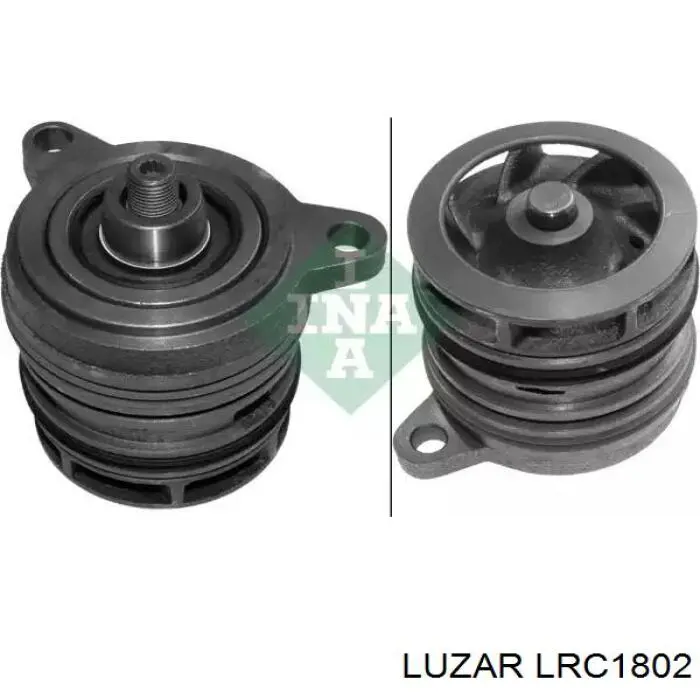 LRC1802 Luzar Радіатор охолодження двигуна