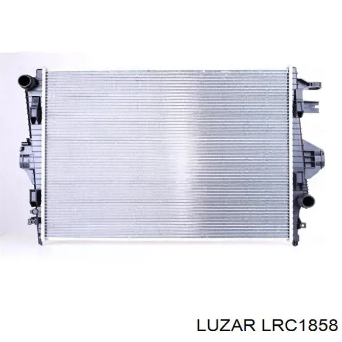 LRC1858 Luzar Радіатор охолодження двигуна
