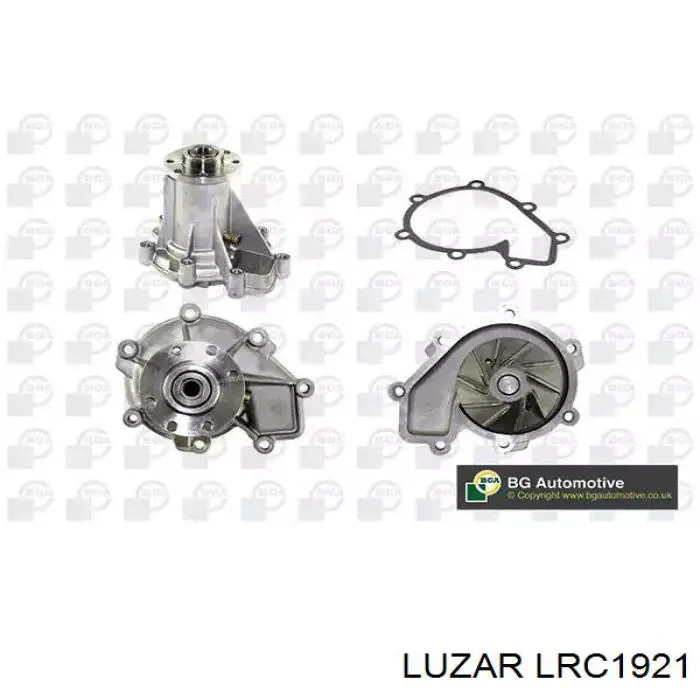 LRC1921 Luzar Радіатор охолодження двигуна