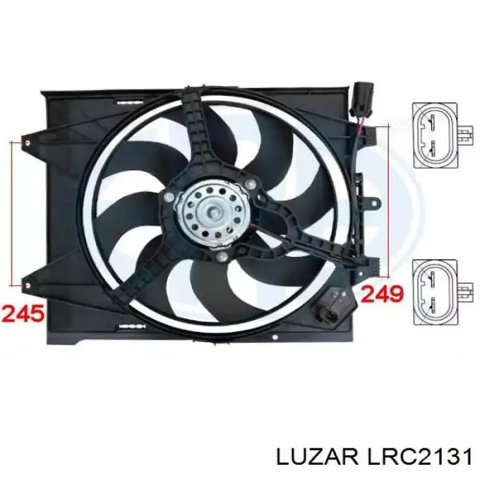 Радіатор LRC2131 Luzar