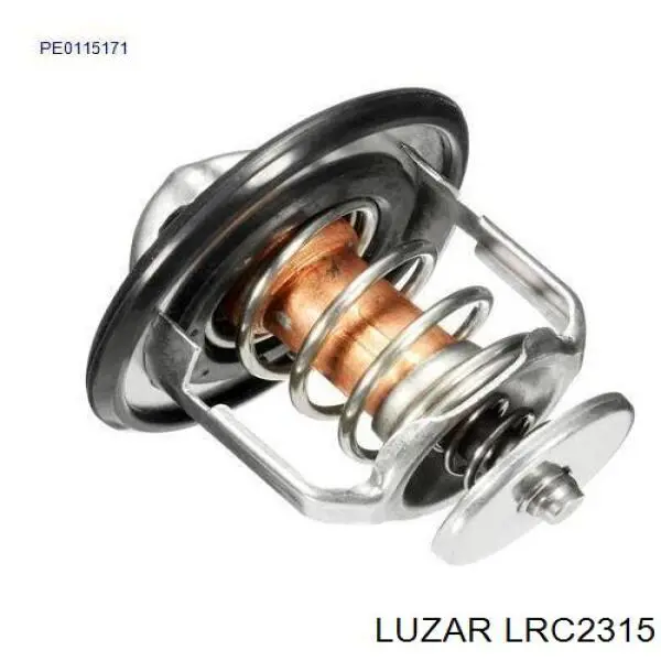 LRC2315 Luzar Радіатор охолодження двигуна