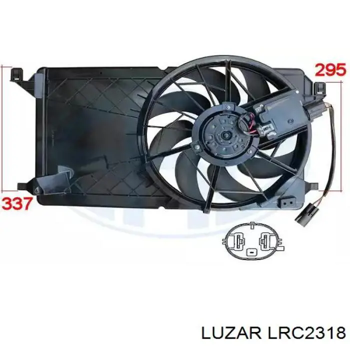 Радіатор основний Luzar LRC2318 ціна, від 119.82 USD