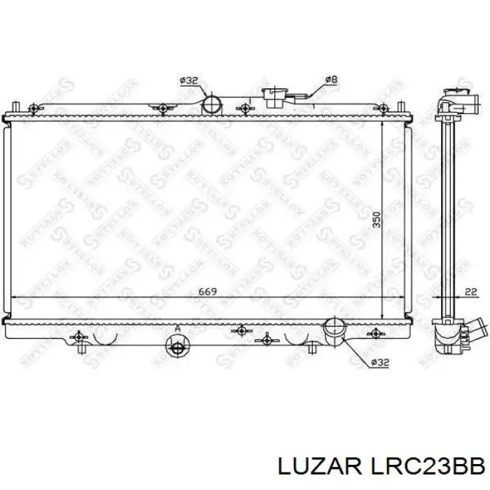Радіатор LRC23BB Luzar