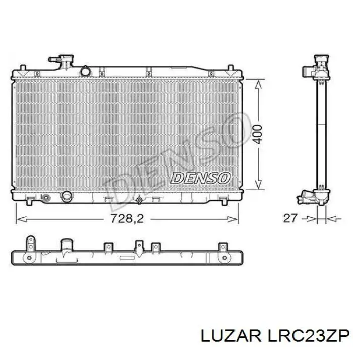 Радіатор LRC23ZP Luzar