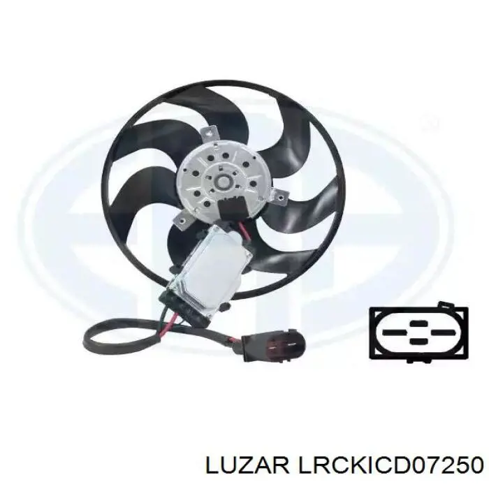 LRCKICD07250 Luzar радіатор охолодження двигуна