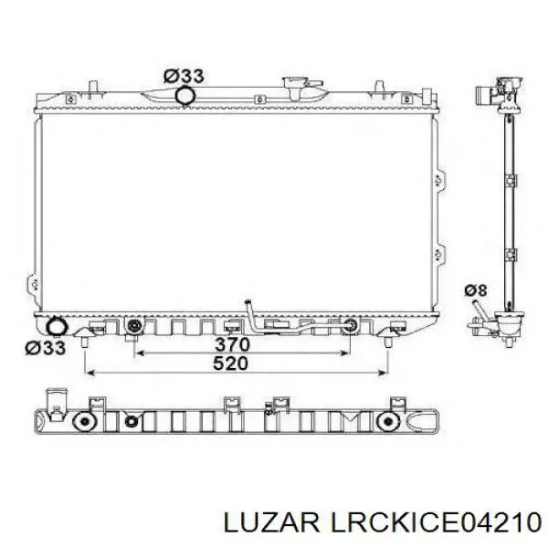 Радіатор основний Sato Tech R12224 ціна, від 91.54 USD
