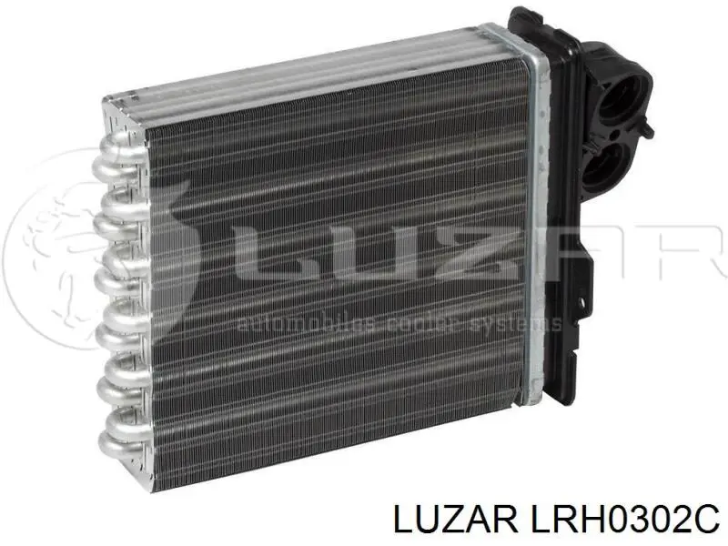LRH0302C Luzar Радіатор опалювача салону