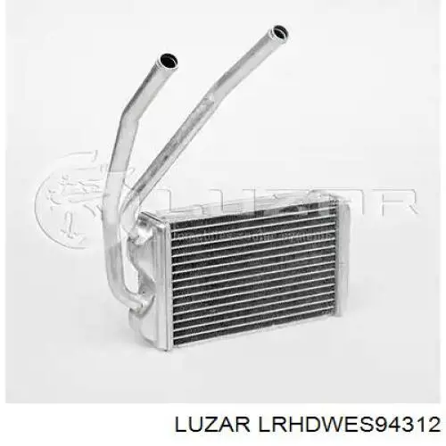 LRHDWES94312 Luzar Радіатор опалювача салону