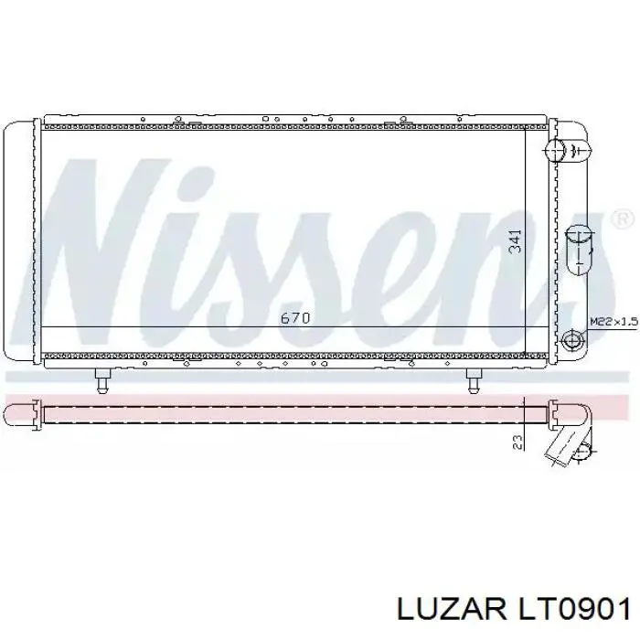 Термостат в зборі Luzar LT0901