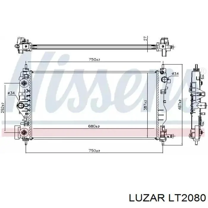 Термостат LT2080 Luzar