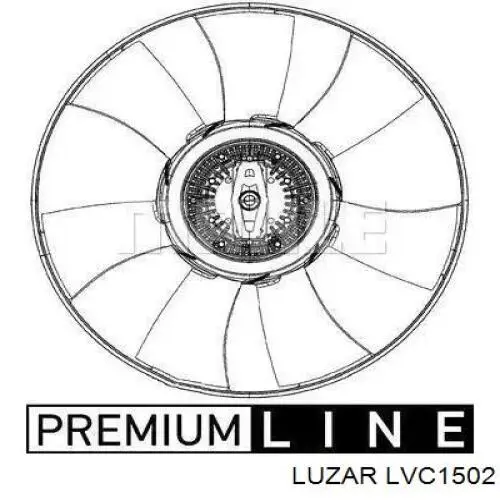 LVC1502 Luzar Гідромуфта приводу вентилятора