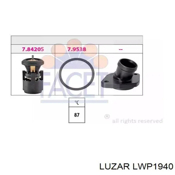 Водяний насос Luzar LWP1940
