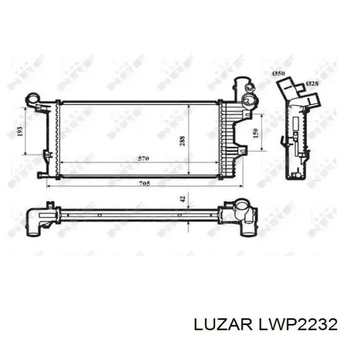 Водяний насос Luzar LWP2232