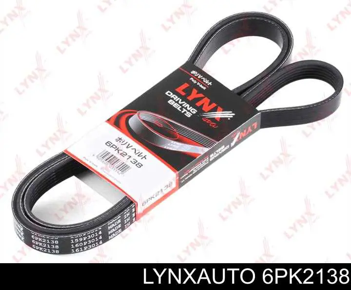 Клиновий ремінь Lynxauto 6PK2138 ціна, від 18.29 USD