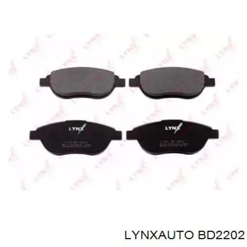 BD2202 Lynxauto Передні гальмівні колодки