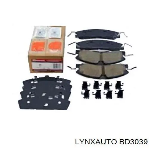 Передні тормозні колодки DG132001GA Ford