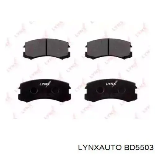 Передні тормозні колодки MZ690185 Mitsubishi