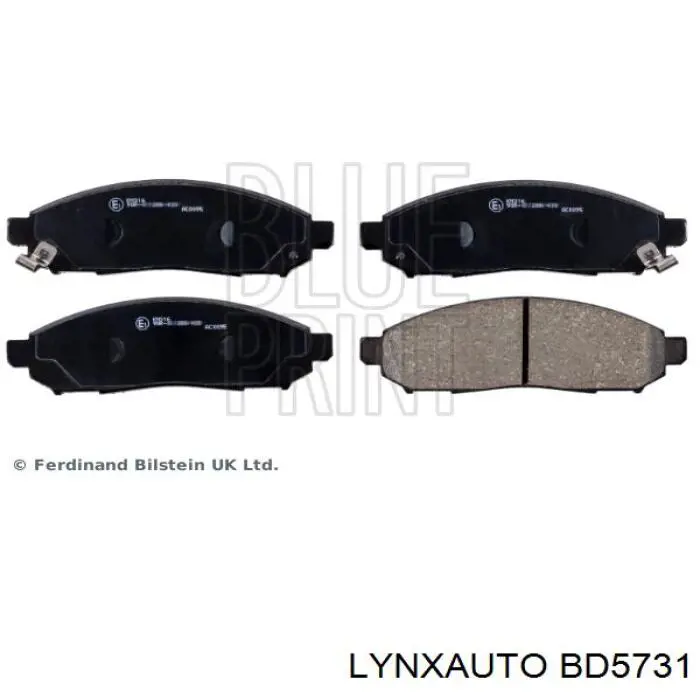 Гальмівні колодки Lynxauto BD5731 ціна, від 26.98 USD