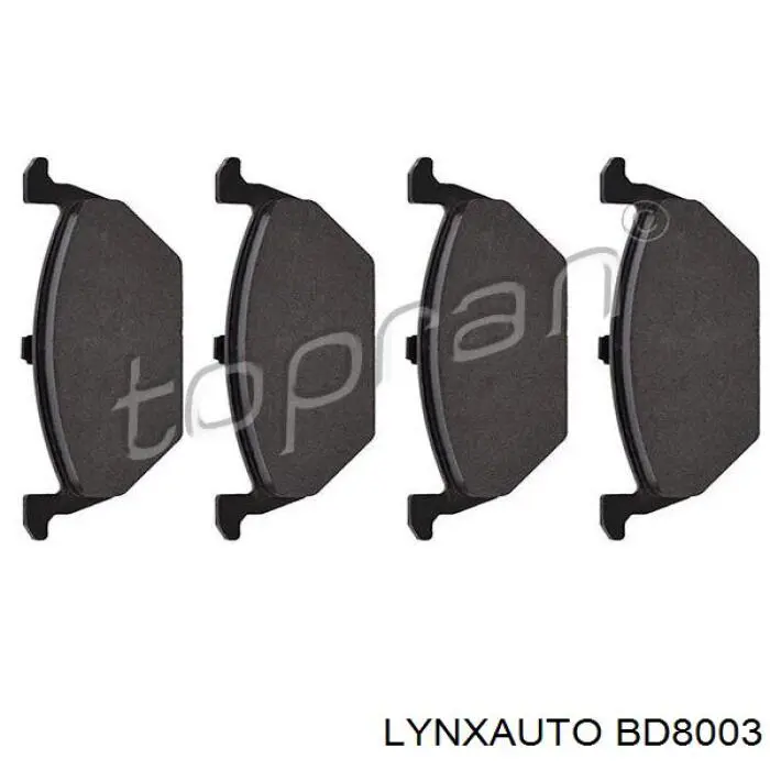 Гальмівні колодки Lynxauto BD8003 ціна, від 23.38 USD