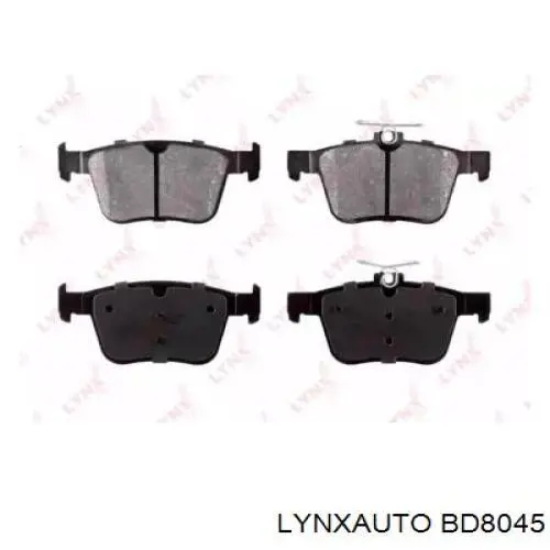 BD8045 Lynxauto Колодки гальмівні задні, дискові