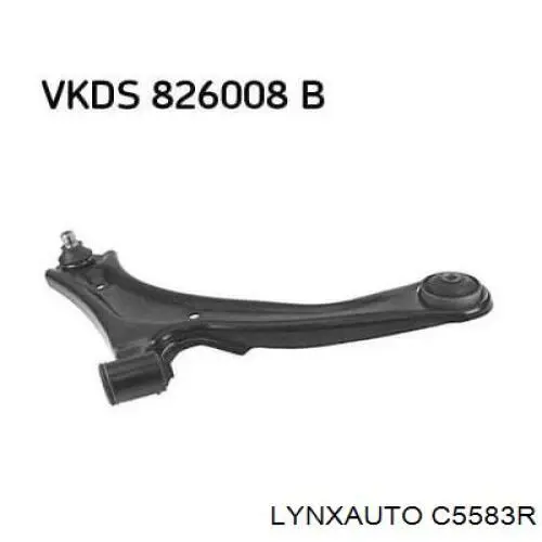 Важіль передньої підвіски нижній, правий Lynxauto C5583R ціна, від 40.60 USD