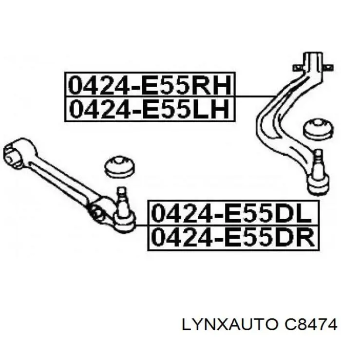 Купити TD1201W Delphi Сайлентблок передньої підвіски