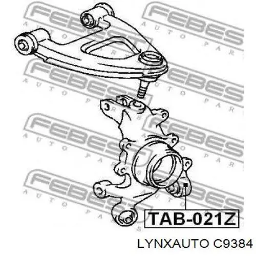 Сайлентблок цапфи задньої BH21195B Jikiu