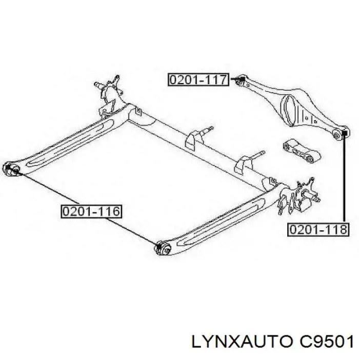Сайлентблок задньої балки/підрамника CTR GV0738 ціна, від 9.98 USD
