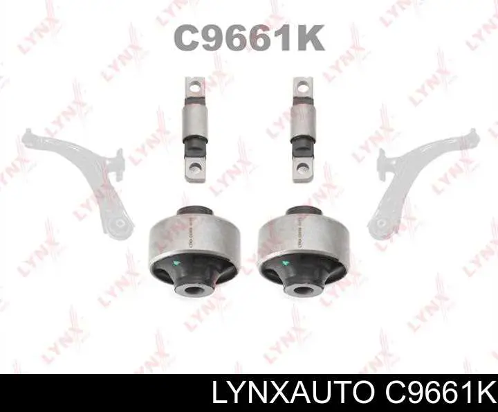 Сайлентблок нижнього важеля передньої підвіски Lynxauto C9661K ціна, від 144.03 USD