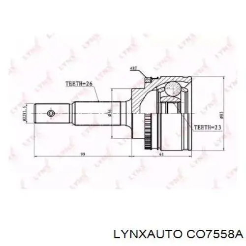 Граната колісна Lynxauto CO7558A ціна, від 27.32 USD